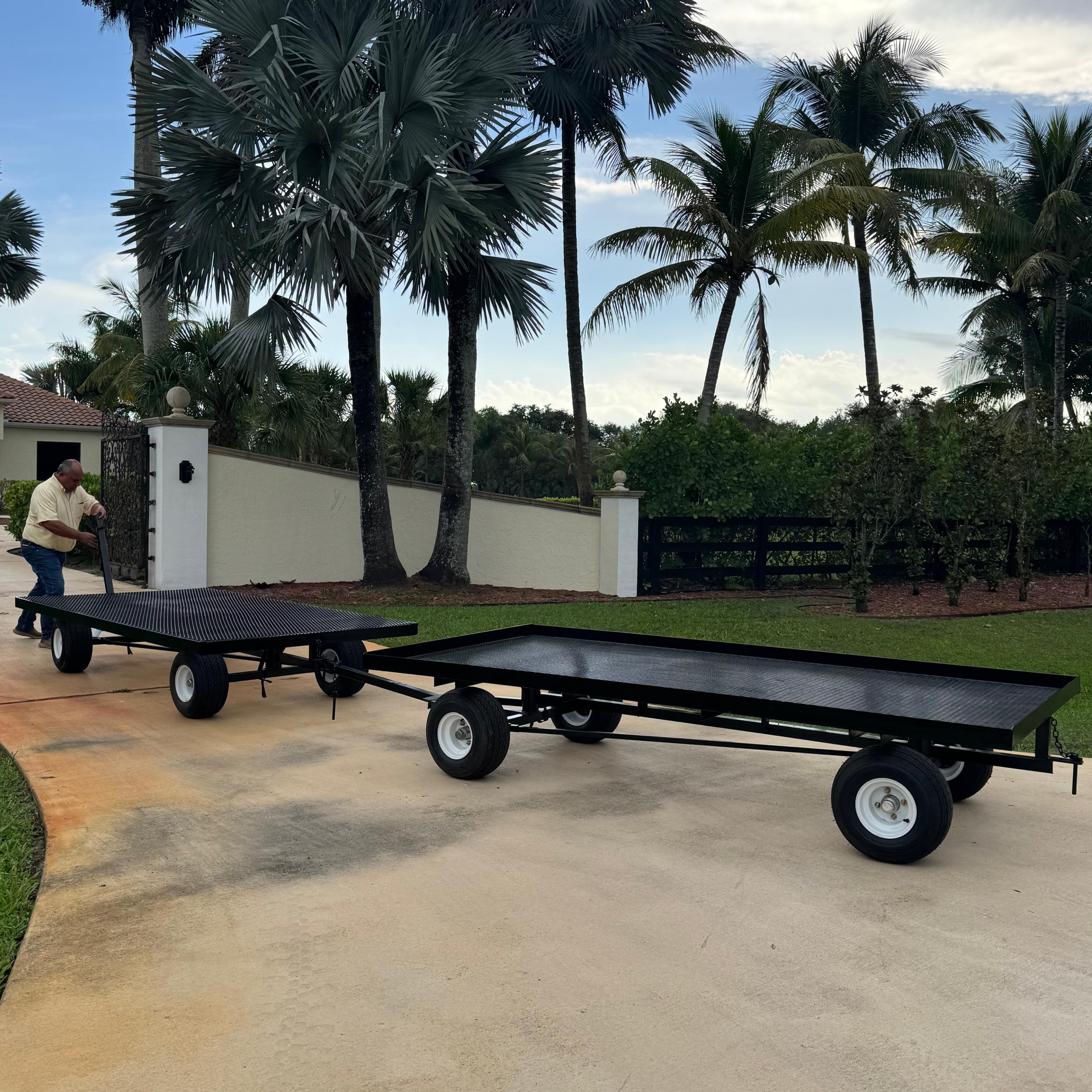 Heavy-duty utility trailer for farm and nursery use - Image 1